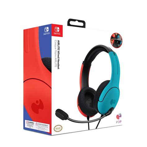 Nintendo Switch Aloha Airlite Wired Headset By Pdp