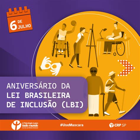 Lbi Lei Brasileira De Inclusão Completa 7 Anos Diário Pcd