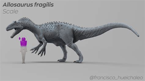 Artstation Allosaurus Fragilis Scale