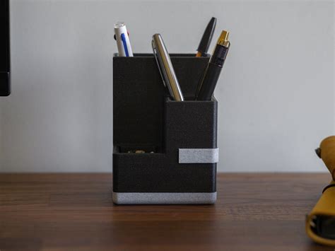 Modern Pen Holder Desk Organizer For Office Decor Minimalist Office T Etsy