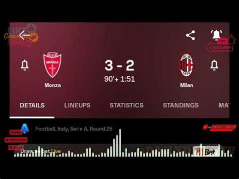 Warren Bondo Amazing Goal Monza Vs Ac Milan All Goals And