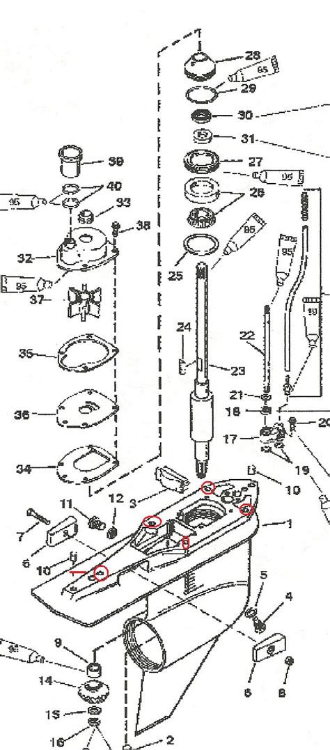 Mercury Outboard Parts Diagrams Water Pump Mercury Outboard