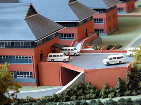 Scale model of Salisbury District Hospital Salisbury Healthcare History