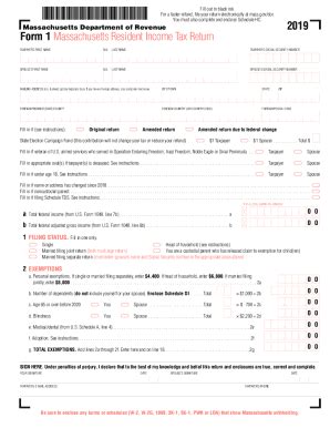 Massachusetts State Withholding Form Printable Forms Free Online