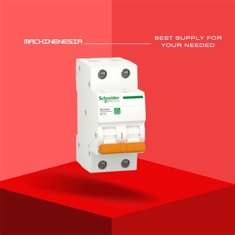 Jual MCB SCHNEIDER DOMAE 2 PHASE 2P 2 POLE 2A 16A 25A 32A 50A 63 AMPERE