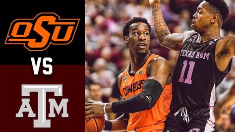 Oklahoma State Vs Texas A M Highlights College Basketball Youtube