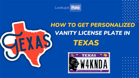 How To Get a Personalized Vanity License Plate in Texas