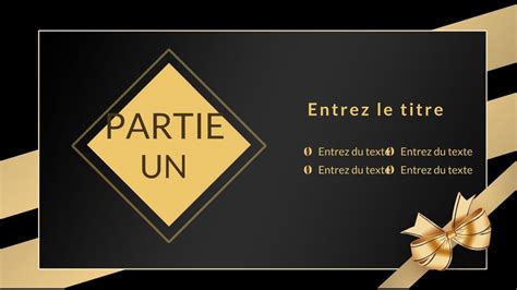 Modèle Présentation Invitation À Une Fête De Fin Dannée Ambiance Dorée