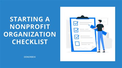 Starting A Nonprofit Organization Checklist Template In 2022