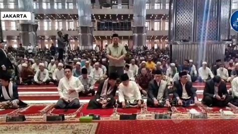 JK Bersama Ribuan Muslim Salat Gaib Dan Qunut Nazilah Untuk Palestina