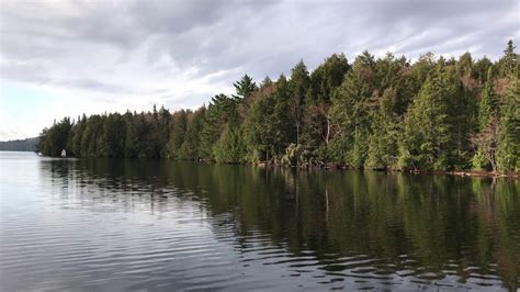 Smoke Lake At Algonquin Provincial Park Youtube