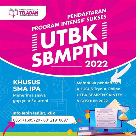 Bimbel Utbk Sbmptn 2022 Utbk Saintek Soshum Lolos Ptn 2022