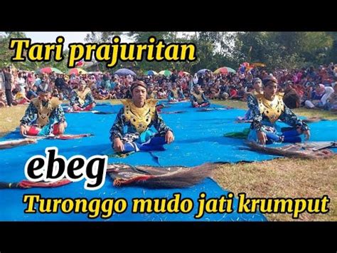 Tari Prajuritan Lanjut Janturan Pertama Ebeg Turonggo Mudo Jati