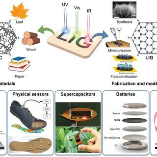 Ligbased Flexible Physical Sensors A Schematic For The Fabrication