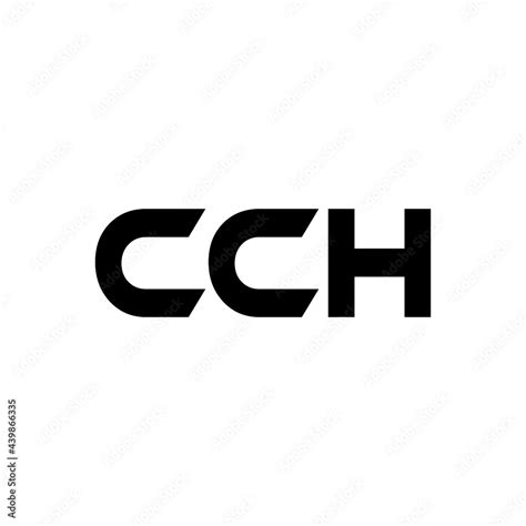 CCH letter logo design with white background in illustrator, vector ...