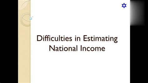 Difficulties In Measuring National Income YouTube