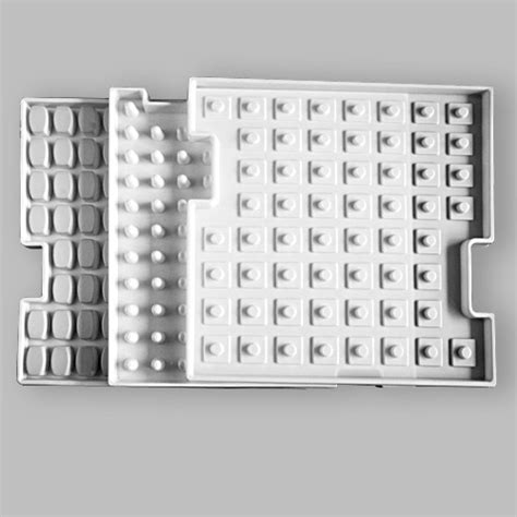 Transport Trays Of Antistatic Polystyrene Teda MM