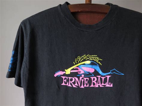 Vintage Ernie Ball Tshirt Ernie Ball Guitars Tshirt Classic Etsy UK