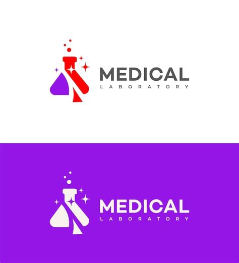 Premium Vector Medical Laboratory Science Logo