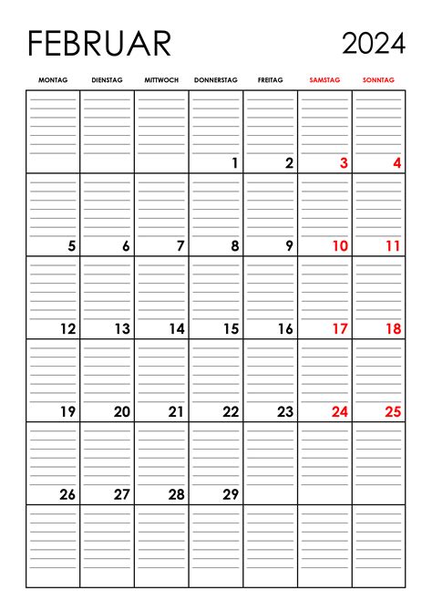 Kalender Februar Kalender Su