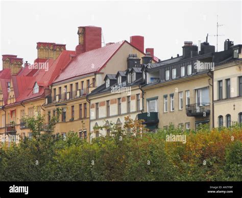 Roofs In Stockholm Stock Photo Alamy