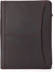 Amazon Geslun Genuine Leather Portfolio Binder With Zipper