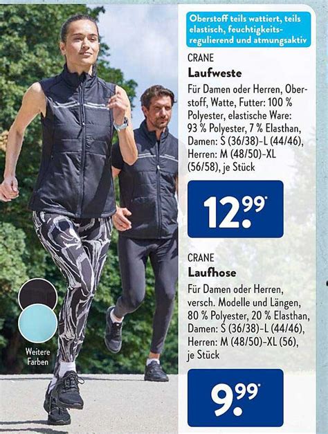 Crane Laufweste Oder Laufhose Angebot bei ALDI SÜD 1Prospekte de