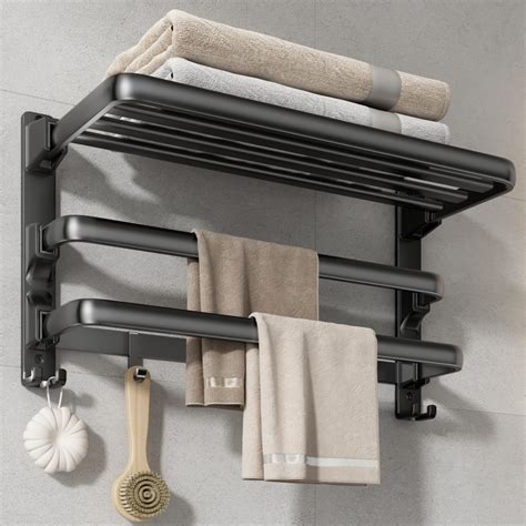 Amazon Honey Can Do Bathroom Towel Rack Towel Shelf With Double