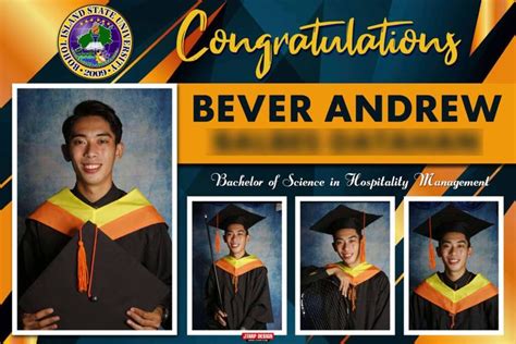 The Graduation Poster For Bever Andreww