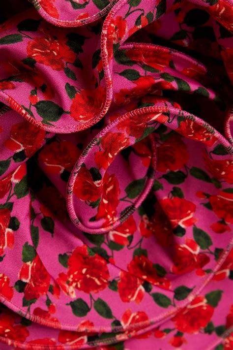 MAGDA BUTRYM Floral Print High Rise Bikini Briefs THE OUTNET