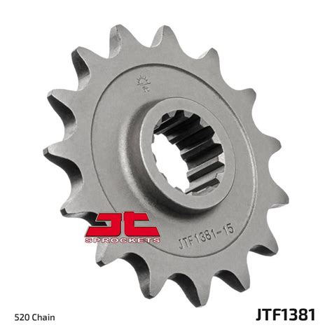 JT SPROCKETS Pignon Avec Caoutchouc Anti Bruit En Acier 1381 520 EBay