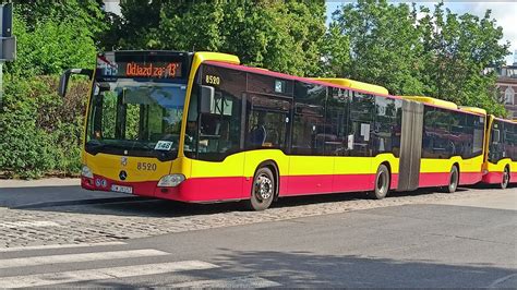 Mercedes Benz O530G Citaro C2 8520 MPK Wrocław linia 148 kierunek