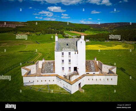 Corgarff castle aerial view hi-res stock photography and images - Alamy