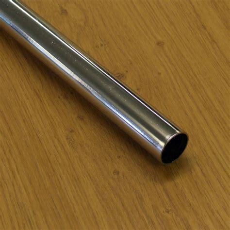 Chrome Tubing 25mm X 3m Uni Shop Slatwall Panels And Shop Fittings