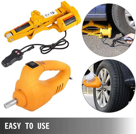 12V DC Electric Jack with Electric Impact Wrench Car Repair Tools ...