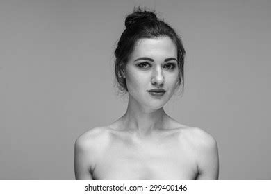 Woman Studio Portrait Half Naked Stock Photo Shutterstock