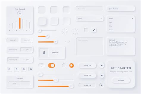 Neumorphic Ui Kit On Behance