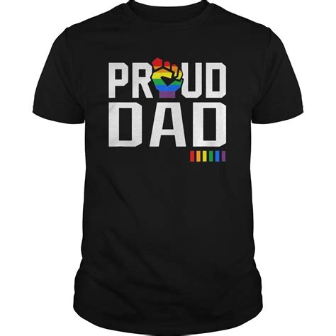 Proud Dad Gay Pride Month LGBTQ T Shirt