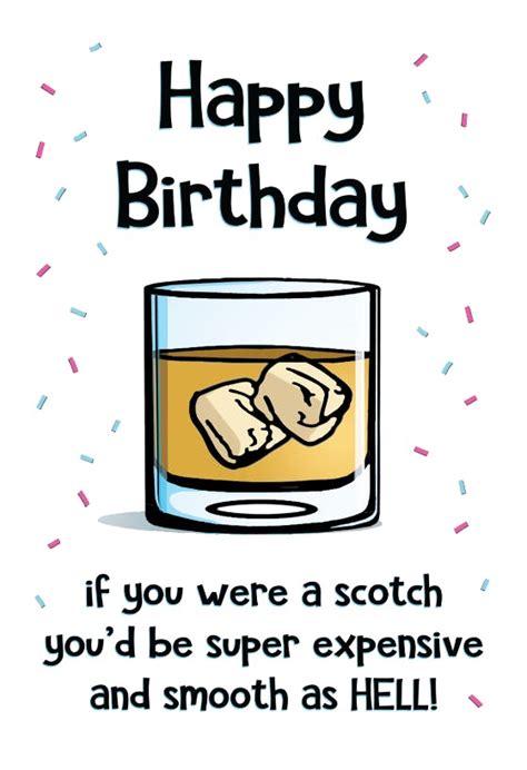 Scotch Whiskey Birthday Free Birthday Card Greetings Island