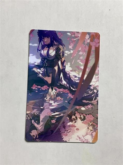 Raiden Shogun Genshin Impact Sexy Hot Acg Goddess Waifu Card Girl Doujin Anime Picclick Uk