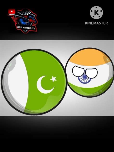 Eternal Enemies India Pakistan Countryballs Warzone Viral