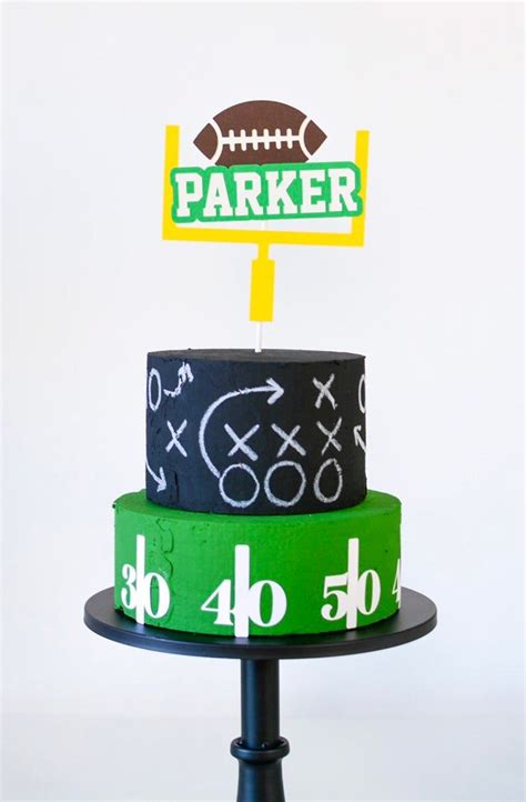 Personalized Football Cake Topper Football Cake Topper Super Etsy Artofit