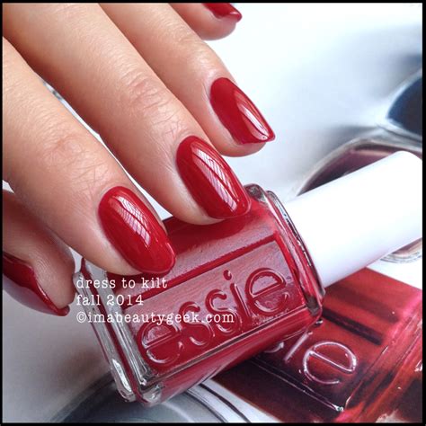 Essie Fall Dress To Kilt Swatches Beautygeeks