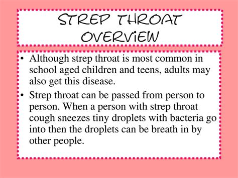 Strep throat require antibiotics