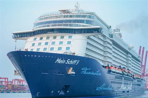 Luxury Passenger Cruise Ship Mein Schiff Arrives At Colombo Port