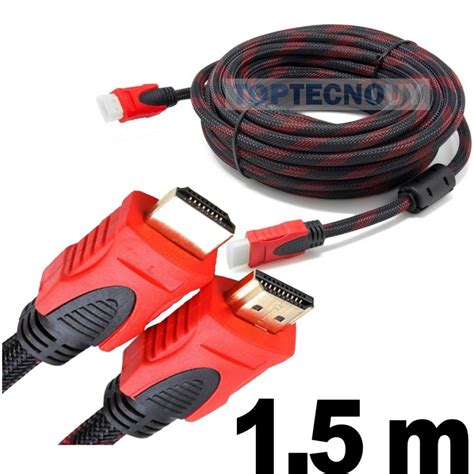 Cable Hdmi De M Metros Version Full Hd P D Tv Audio Y Video