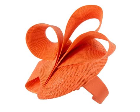 Orange Racing Pillbox Fascinator By Fillies Collection In Australia