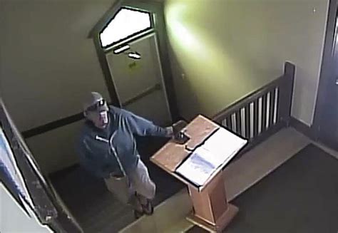 Suspect Caught On Camera Stealing From Stettler Church Red Deer Advocate