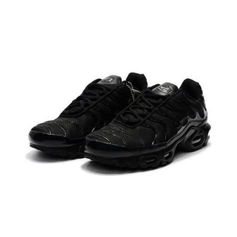 Baskets Nike Tn Plus Chaussures De Noir Lacets Noir Cdiscount