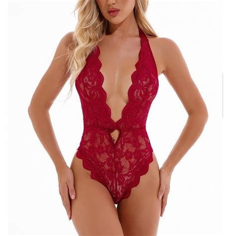 Lingerie Sexy Soutien Gorge En Dentelle Pyjama En Perspective Vider